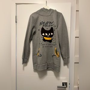 Over sized Cat Hoodie